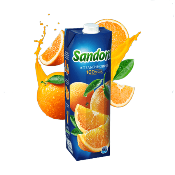 Апельсиновий сік Sandora 0,95л - Зображення 2